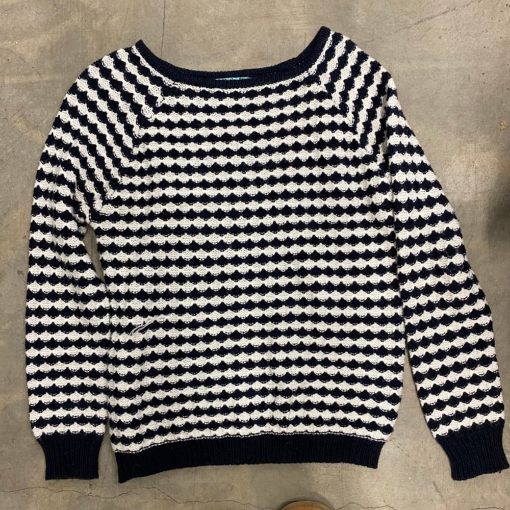 Blue/White Sweater